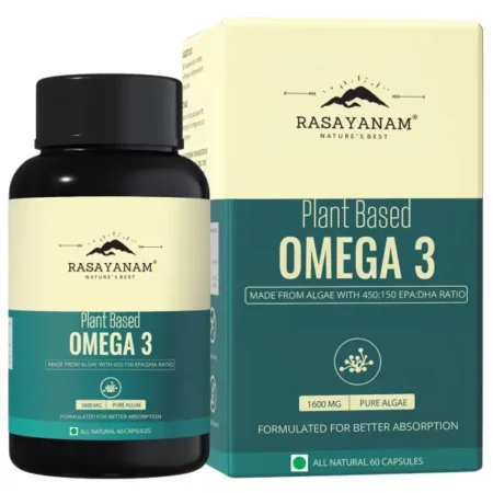Rasayanam Plant-Based Omega-3 Capsules, 60 Capsules
