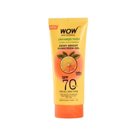 WOW Yuzu Vitamin C Sunscreen Gel, 80ml