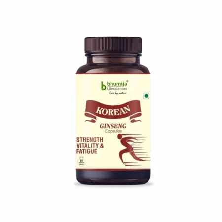 Bhumija Lifesciences Korean Red Ginseng Capsules, 60 Capsules