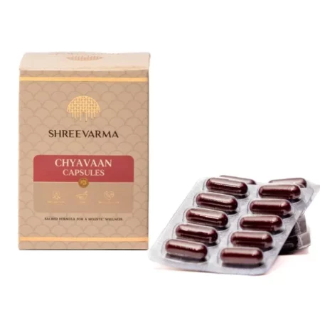 ShreeVarma Chyavaan Immunity Capsules, 60 Count