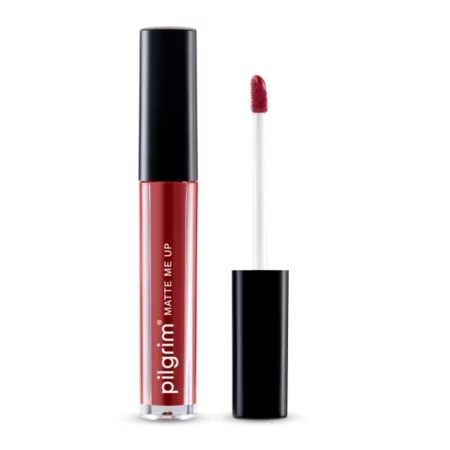 Pilgrim Liquid Matte Lipstick, Red Revenge, 3g