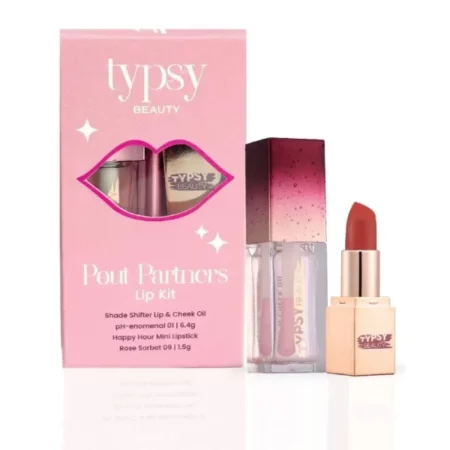 Typsy Beauty Mini Lipstick & Lip Oil Duo, 2 Pieces
