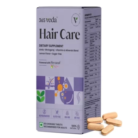 365veda Hair Care Chewables, 60 Chewables