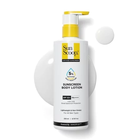 SunScoop Niacinamide Sunscreen Lotion, 200ml
