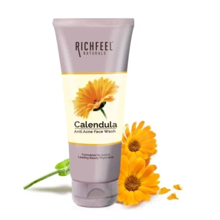 Richfeel Anti Acne Calendula Face Wash, 100g