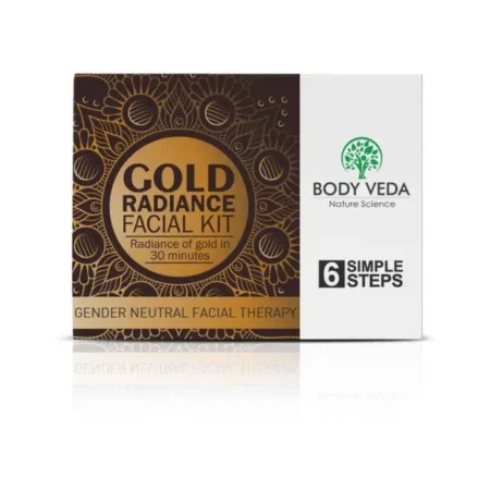 Body Veda Gold Radiance Facial Kit, 6 Steps