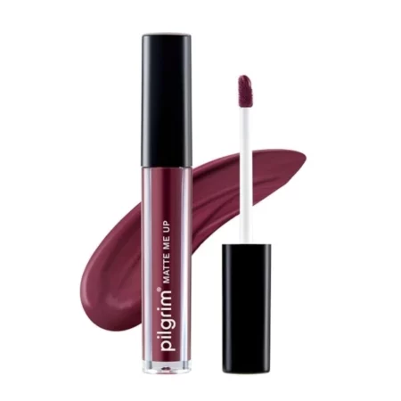 Pilgrim Liquid Matte Lipstick, Berry Tease, 3g