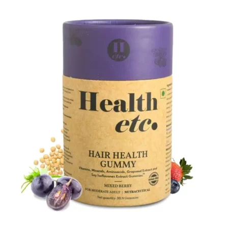 Health etc Hair Health Biotin Gummies, 30 Gummies