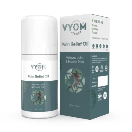 Vyom India Pain Relief Oil Roll-On, 50ml