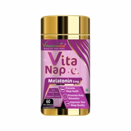 Vitaminnica Melatonin Sleep Capsules, 60 Capsules