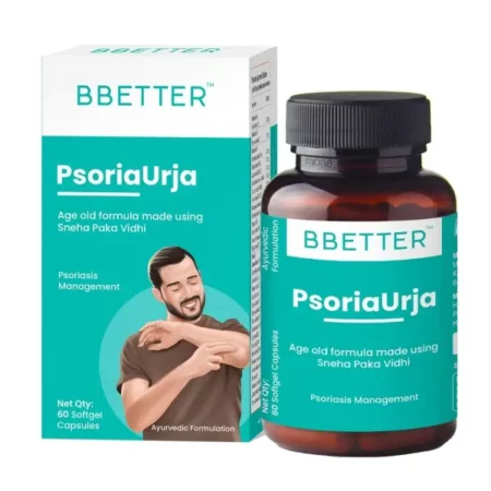 BBETTER PsoriaUrja Skin Health Softgels, 60 Softgels