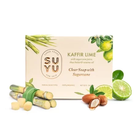 SUYU Kaffir Lime Clear Soap, 100g
