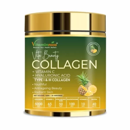 Vitaminnica Collagen Powder, Pineapple, 200g