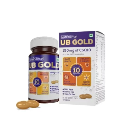 Jubilant Nutrihance UB Gold CoQ10, 60 Softgels
