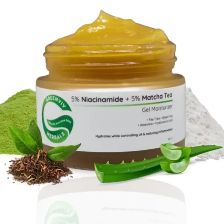 Greenviv 5% Niacinamide + 5% Matcha Tea Oil-Control Moisturizer, 50ml