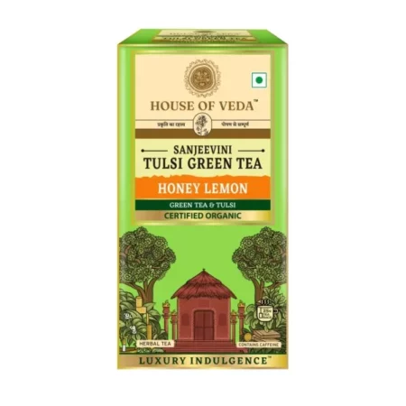 House of Veda Tulsi Green Tea Honey Lemon, 25 Tea Bags
