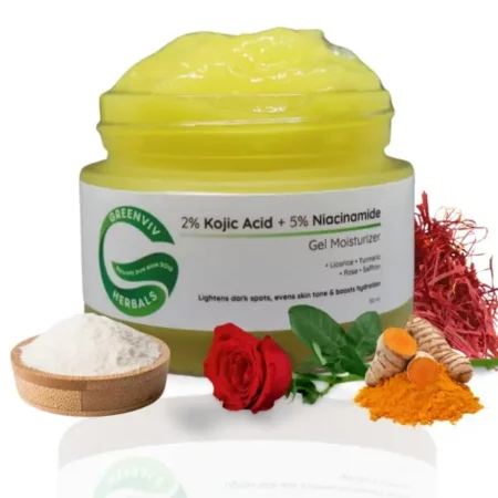 Greenviv 2% Kojic Acid + 5% Niacinamide Brightening Moisturizer, 50ml