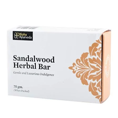 Bipha Ayurveda Sandalwood Soap Bar, 75g