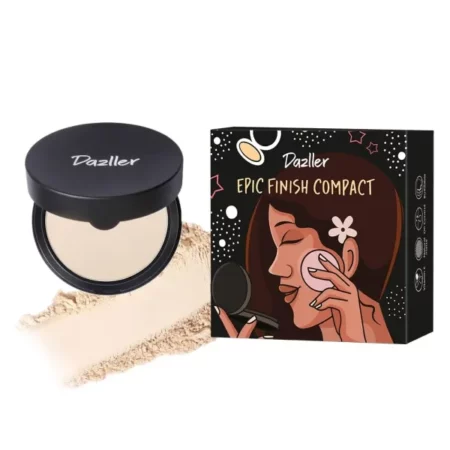Dazller Epic Finish Compact Powder, Cream, 9g