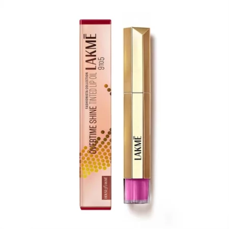 LAKME 9to5 Overtime Shine Tinted Lip Oil, Violet Vixen, 5.3 ml