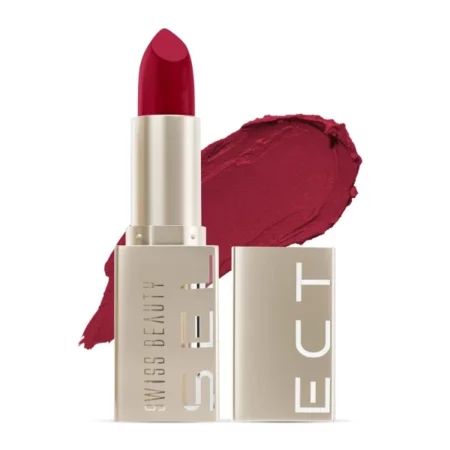 Swiss Beauty Crème Touch Lipstick Peppery Red, 3g