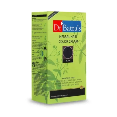 Dr Batra's Herbal Black Hair Colour Cream, 100g