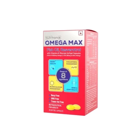 Jubilant Nutrihance Omega Max Fish Oil, 30 Caps