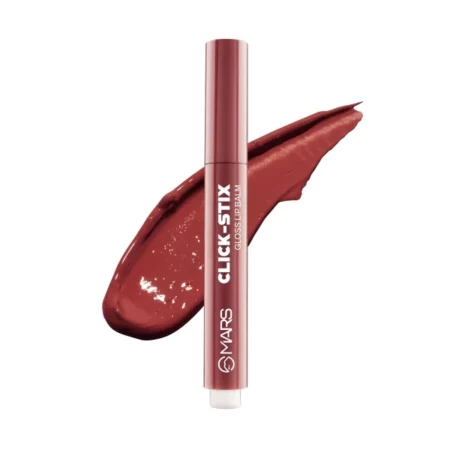 MARS Click Stix Gloss Lip Balm, Cherry Glaze, 2g