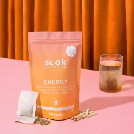 Soak Wellbeing Energy Soak Herbal Tea, 30 Soaks