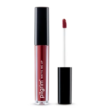 Pilgrim Liquid Matte Lipstick, Sexy Scarlet, 3g