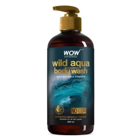 Wow Skin Science Wild Aqua Body Wash, 500ml