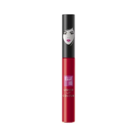 Elle 18 Liquid Matte Lip Color, Rhubarb Red, 5.6ml
