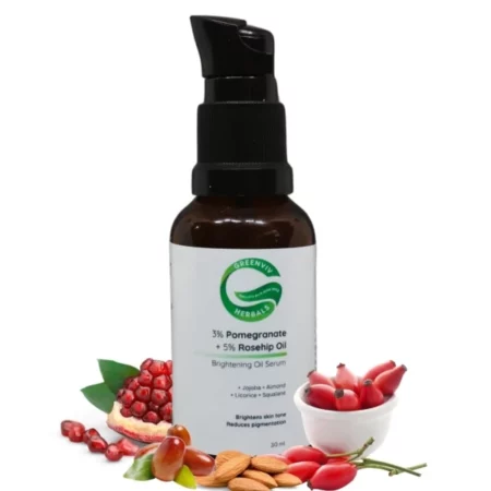 Greenviv 3% Pomegranate 5% Rosehip Oil Brightening Serum, 30ml