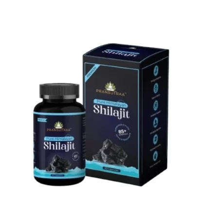 Pransutraa Himalayan Shilajit Capsules, 60 Count