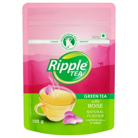 Ripple Green Tea with Natural Rose, 100g