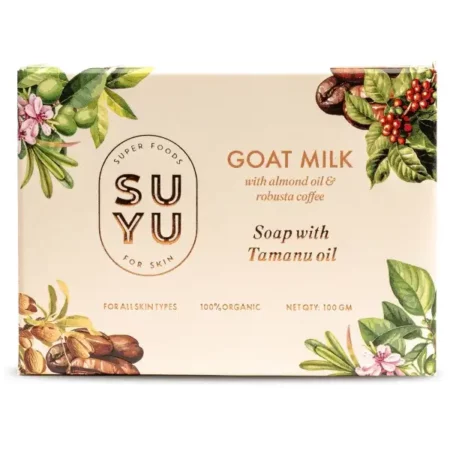 SUYU Goat Milk Soap Tamanu Coffee, 100g