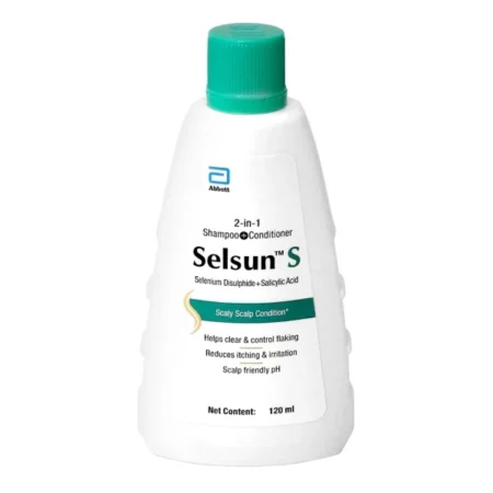 Selsun-S 2-in-1 Anti-Dandruff Shampoo, 120ml