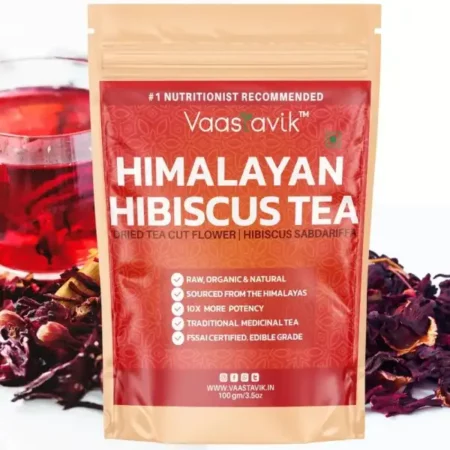 Vaastavik Himalayan Hibiscus Herbal Tea, 100g