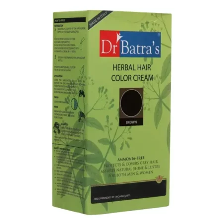 Dr Batra's Herbal Brown Hair Colour Cream, 100g