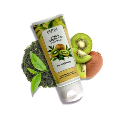 Richfeel Naturals Kiwi & Green Tea Face Wash, 100gm