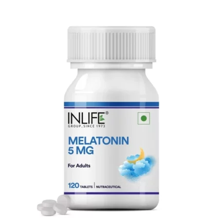 Inlife Melatonin 5mg Sleep Tablets, 120 Tablets