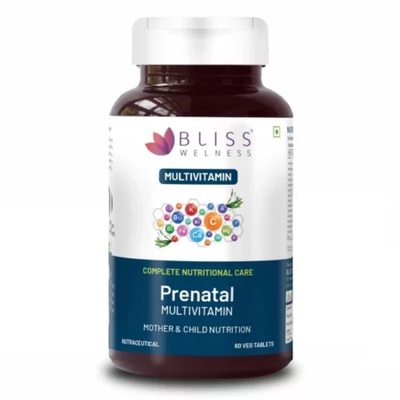 Bliss Welness Prenatal Multivitamin, 60 Tablets