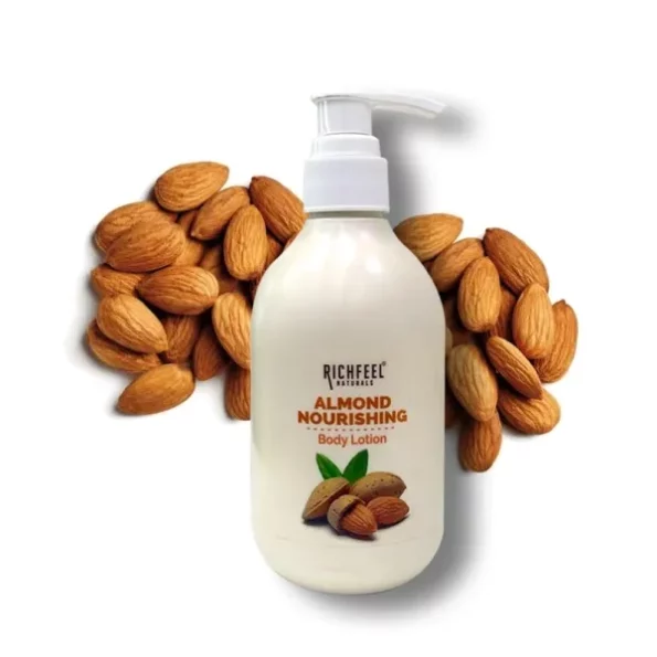 Richfeel Almond Nourishing Body Lotion, 200 ml, Herbkart8t751mY4djRyEL.webp, Herbkart8t751mY4djRyEL