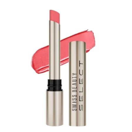 Swiss Beauty High On Shine Lipstick, Powerful Pink, 1g