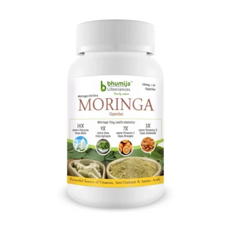 Bhumija Lifesciences Moringa Oleifera Capsules, 500 mg