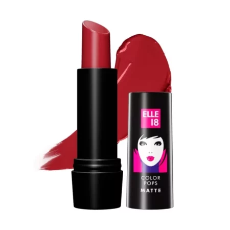 Elle 18 Color Pop Matte Lip Color, R34 Selfie Red, 4.3g