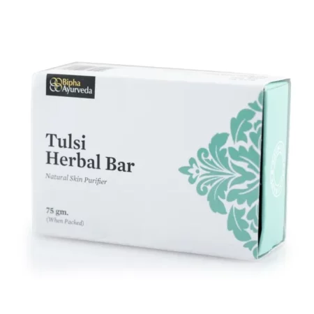 Bipha Ayurveda Tulsi Herbal Soap Bar, 75g