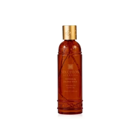 SPA CEYLON Vetiver & Spice Massage Oil, 100ml