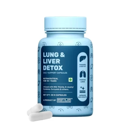 What's Up Wellness Lung & Liver Detox Capsules, 30 Capsules