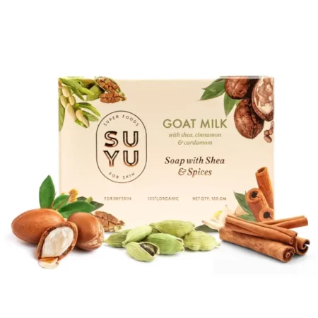 SUYU Goat Milk Soap Shea Spices, 100g